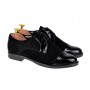 Oferta marimea 38,39, 40 - Pantofi dama casual din piele naturala intoarsa si lacuita -  LP10NNLACVEL